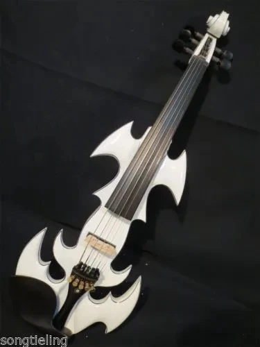 

Электрическая скрипка, 5 струн, белая, 4/4