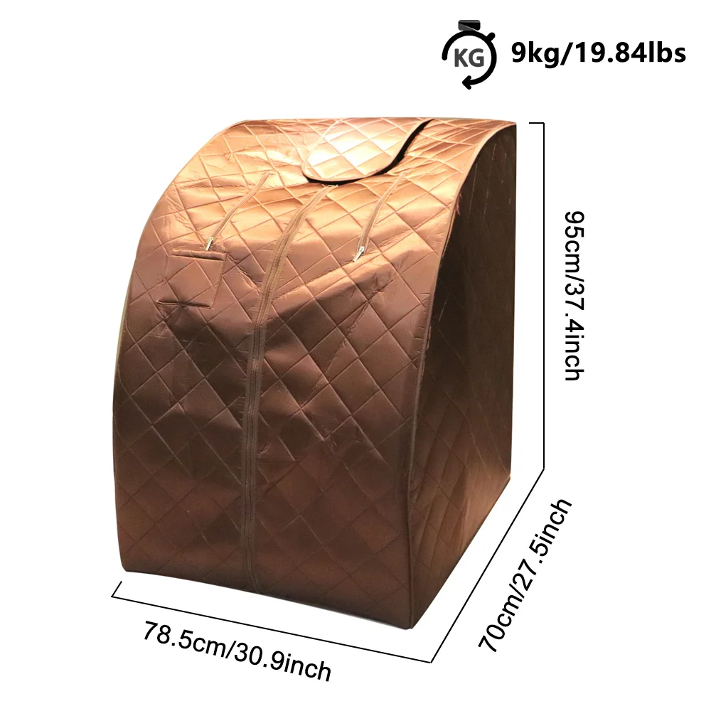 Household Far-infrared Sauna Rooms Home Steamer Shower Cover Portable Sauna Bag Sweat Steam Cabin Single Spa Fumigation Machine 3