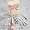 Make-Up Brush Drying and Storage Box with Lid, Acrylic Makeup Brush Air Drying Rack Holder Cosmetic Brush Organizer, 13 Holes 3