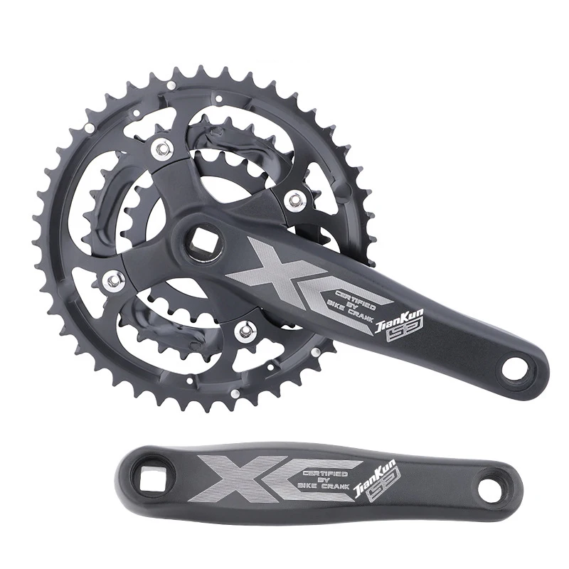 

8 Speed 9 Speed Mountain Bike 22/32/44T Detachable Crankset BCD 104 Aluminum Alloy Bike Crank Set Chainwheel Bicycle Accessories