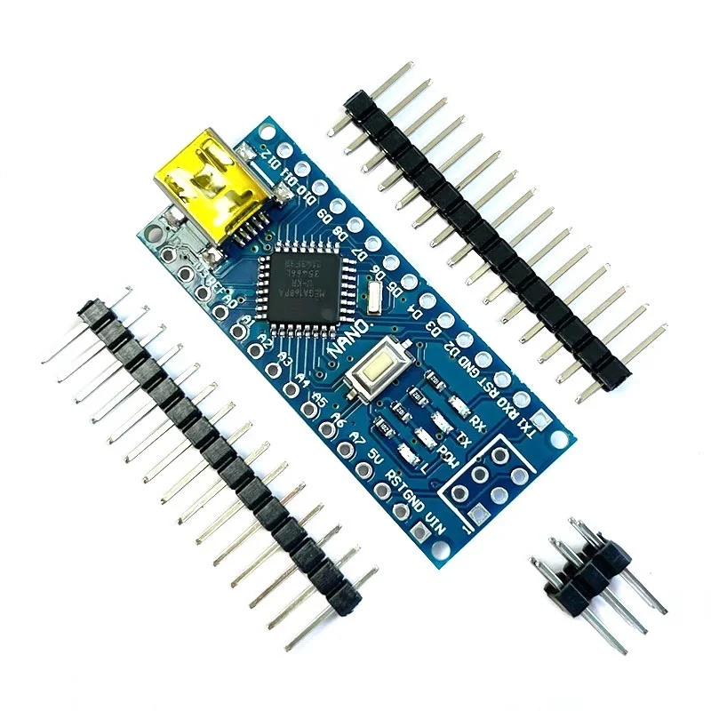 Контроллер Nano Atmega168 совместимый с arduino nano Atmega168PA-AU CH340 CH340C заменяет USB-драйвер CH340G |