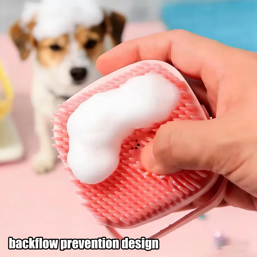 CrossPet Pet Grooming Gloves – Soft Silicone Bath & Massage Brush for Dogs & Cats
