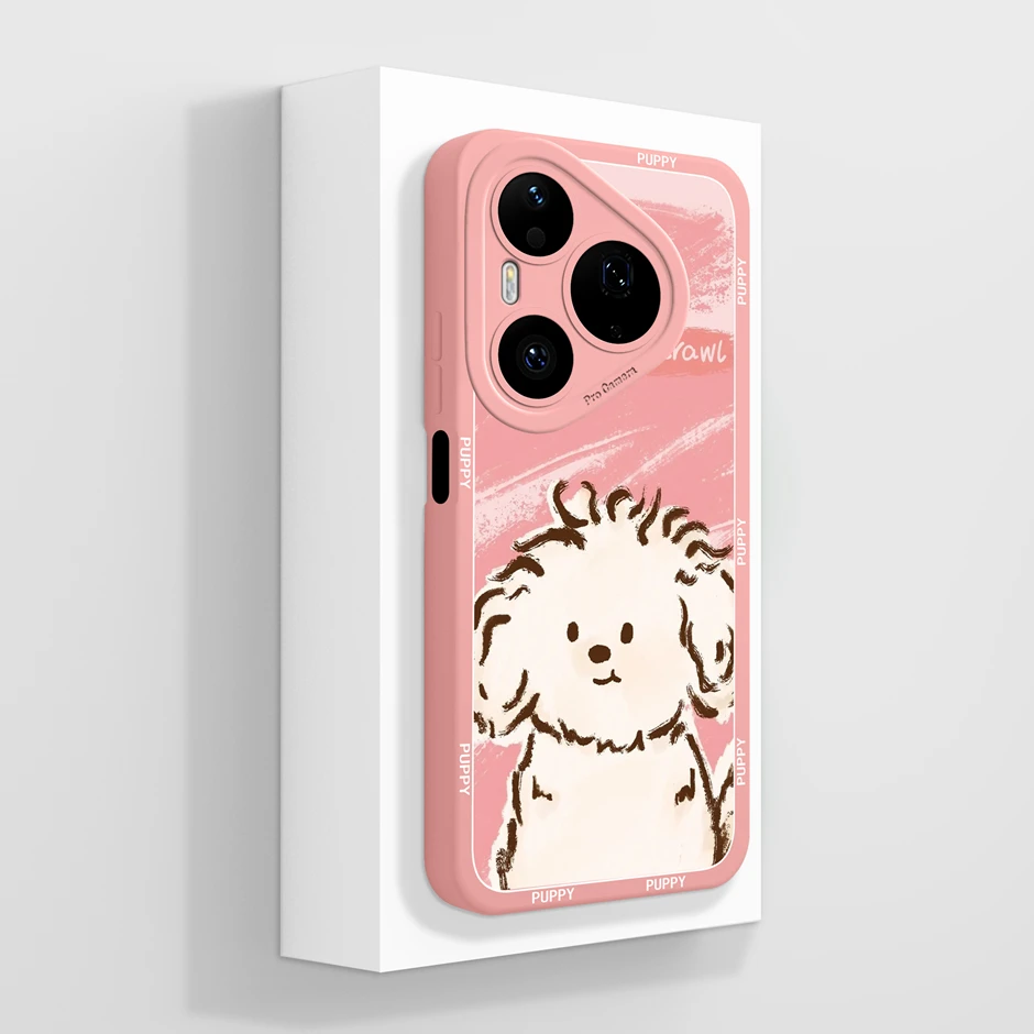 Cartoon Panda Star Portable Soft Minimalist Phone Case Cover