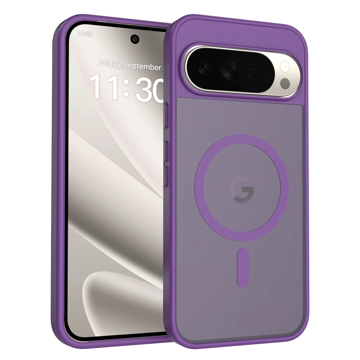 Magnetic Frosted Skin-Friendly Acrylic Shockproof Case with MagSafe Compatibility