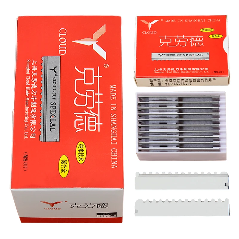50/100pcs Safety Hair Knife Razor Blade Stainless Steel Hairdressing Trimmer Thinning Blade Salon Shaving C0013A razor blade scraper razor blade razor blades safety razor razor shaver mini razor