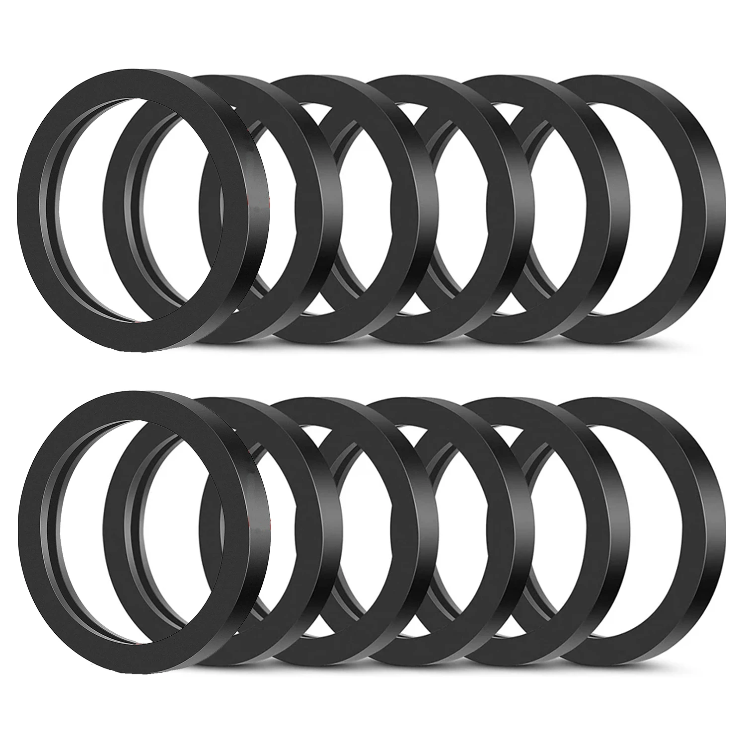 

12 PCS Black Rubber Ring Gas Can Spout Gasket Seals Can Gaskets Fuel Washer Seals Spout Sealing Rings Replacement Gas Gasket