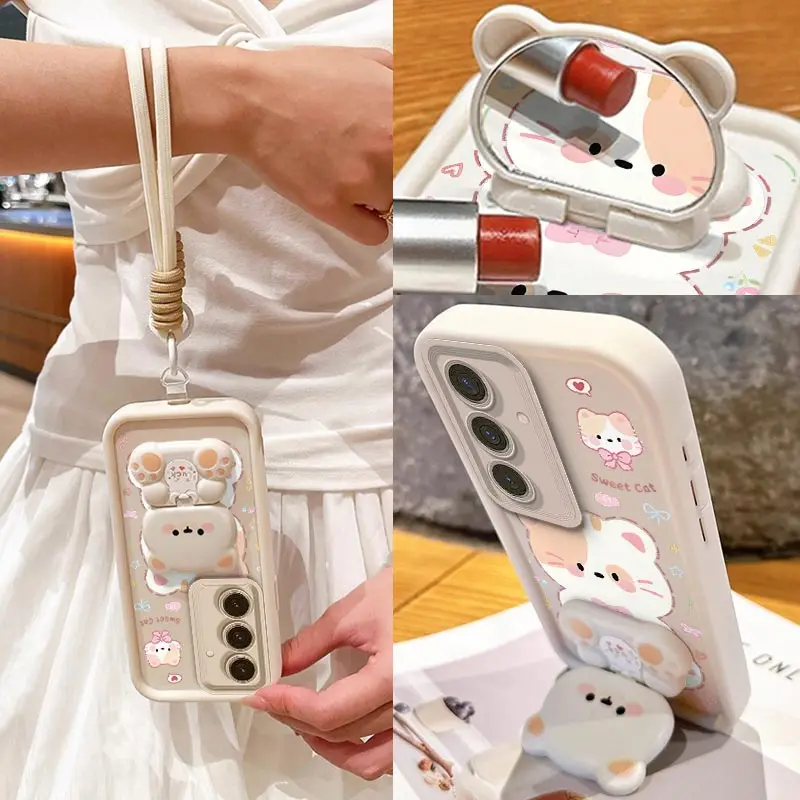 Charming Cat Sky Eye Bracelet Phone Case Cover