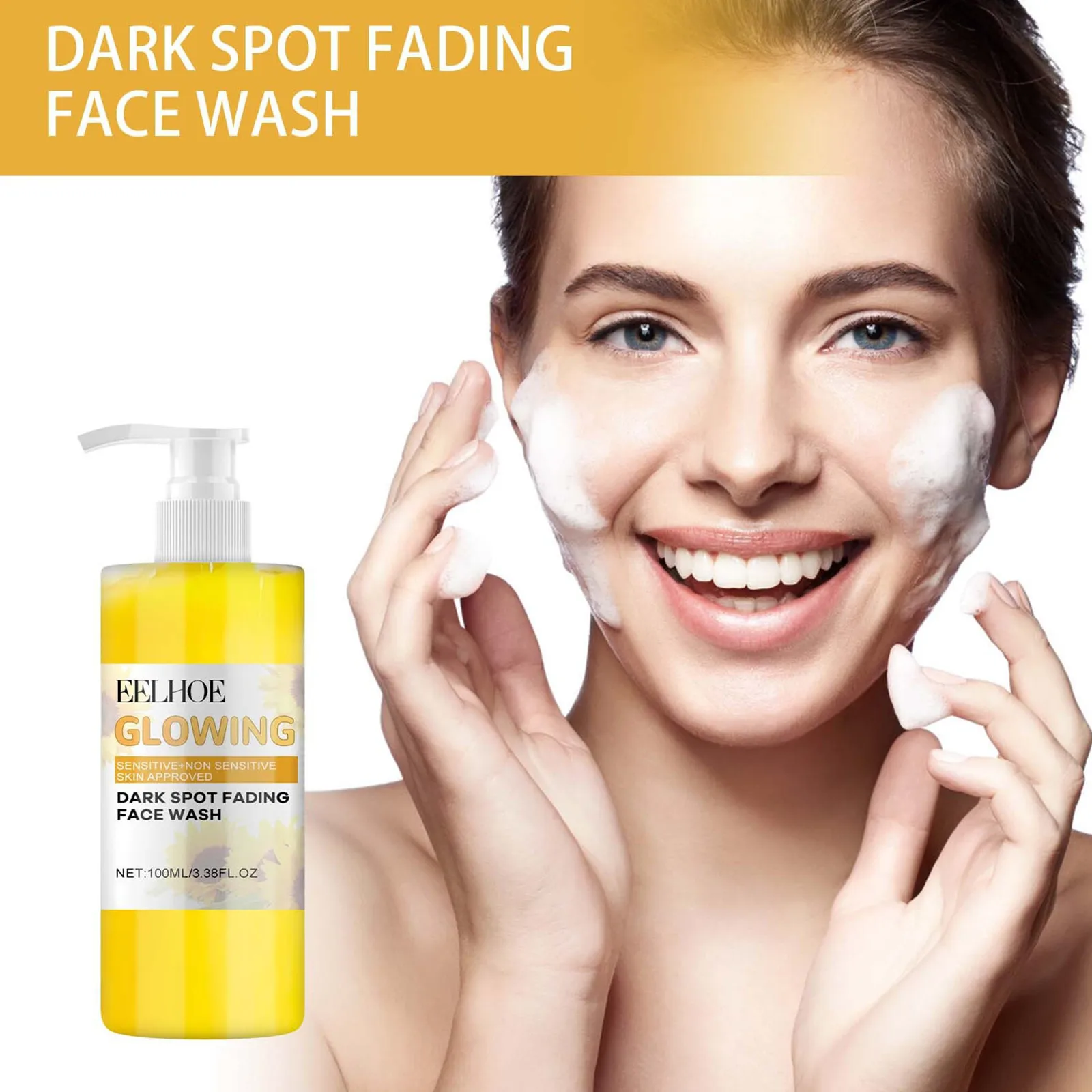 Turmeric Face Skin Care Set Temeric Cream Cleaning Face Wash Oil Control Nourishing Skin Exfolianting Cream Purifying