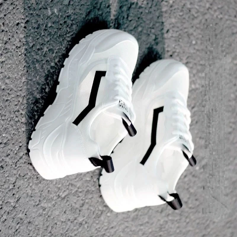 Women Casual Shoes Comfortable Breathable Mesh Sneakers Womens's Flat White Sneakers Vulcanized Shoe Zapatos Mujer 6
