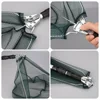 190cm 92cm 55cm Telescopic Landing Net Folding Fishing Pole Extending Fly Carp Course Sea Mesh Fishing Net For Fly Fishing 4