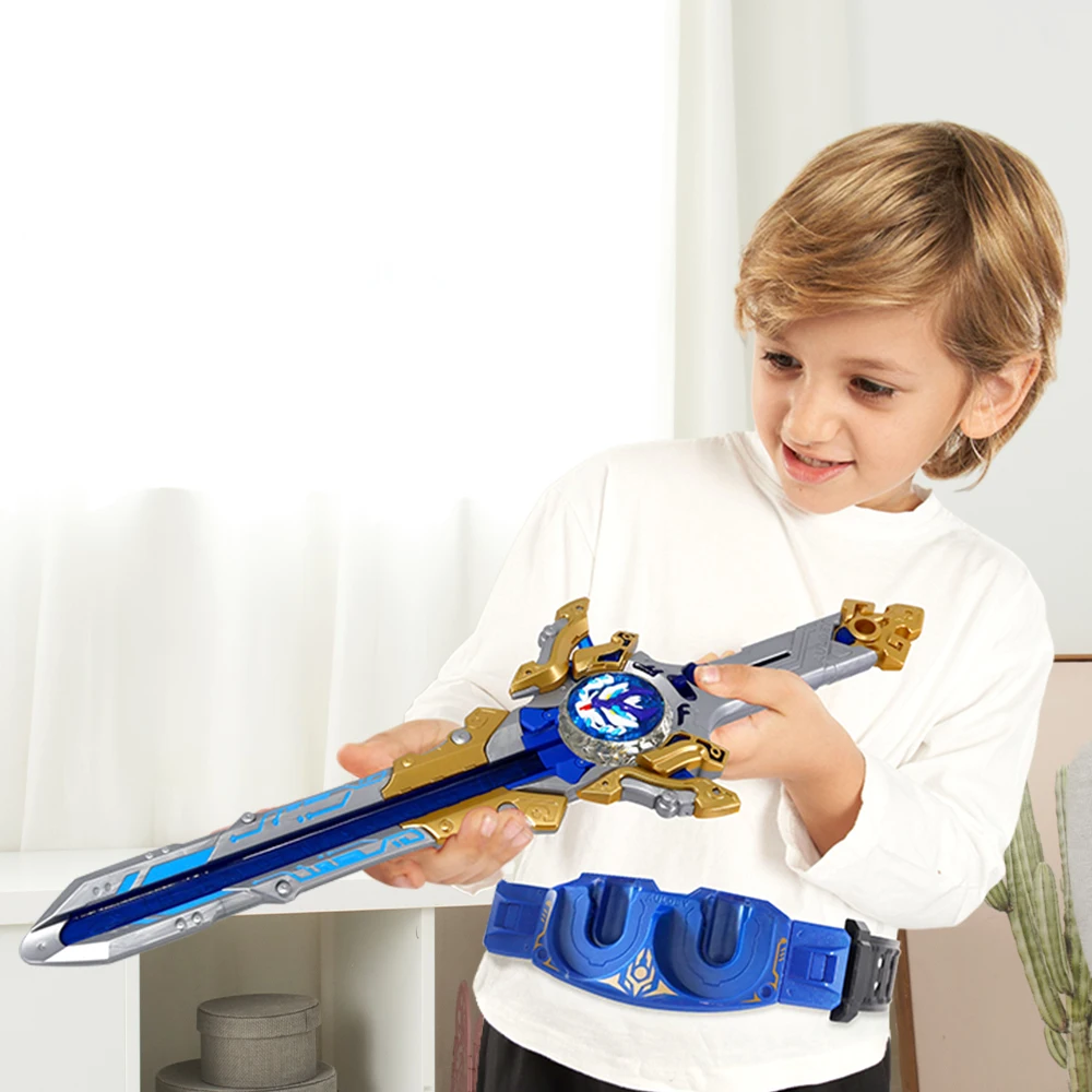 INFINITY NADO Master Belt Battle Set Sword Launcher Fury Wave Dragon Launcher Anime Kid Toy