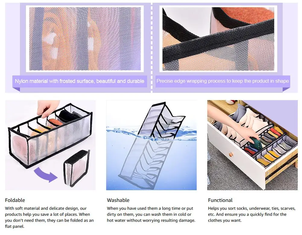 Multifunktionale Aufbewahrungsbox für Schrankschubladen