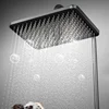 Grey Shower Set Bathroom Hot and Cold Mixer Shower Mixer LED Digital Ambient Light Bathtub Wall Mounted Shower System 5