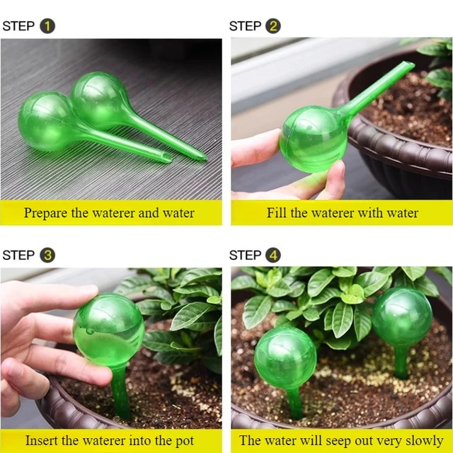 Plant Watering Balls Automatic Self Watering Balls Plastic Balls Garden Waterer Plant Drip Watering Garden Irrigation Supplies 6