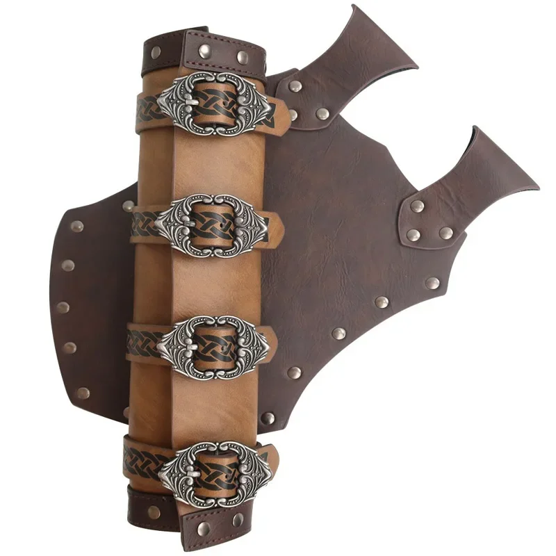 Angled Frog Swords Axe Adjustable Buckle Belt Medieval Costume Leather Sheath Kanata Holder Waist Loop Holster Weapon Larp Armor