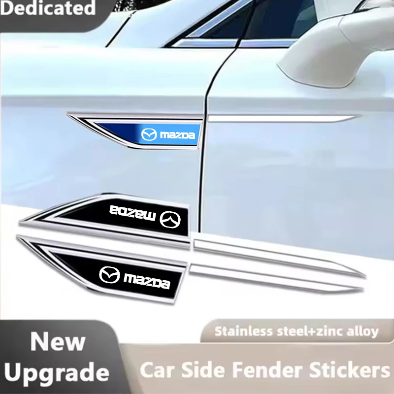 Sleek Car Side Fender Emblem Badge Decals - Stylish Auto Exterior Accessories