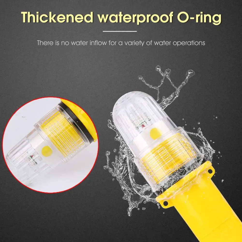 LED Fishing Lamp Flashing Fishnet Signal Light Automatic Control Fishing Net Lamp Wear Resistant Buoy Fishnet Light For Angling
