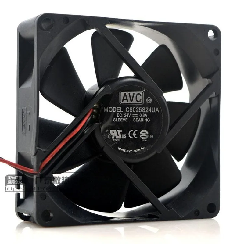 

Оригинальный двухпроводной преобразователь частоты AVC C8025S24UA, 24 В, 0,3 а, 8 см, 80*80*25 мм, вентилятор охлаждения компьютера с промышленным управлением