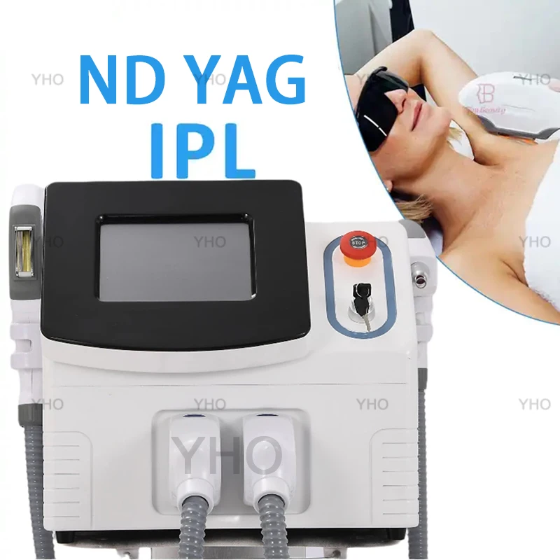 

HOT 2 in 1 IPL SR / OPT /Hair Removal and Tattoo Removal Black Face Wrist Beauty Machine with CE