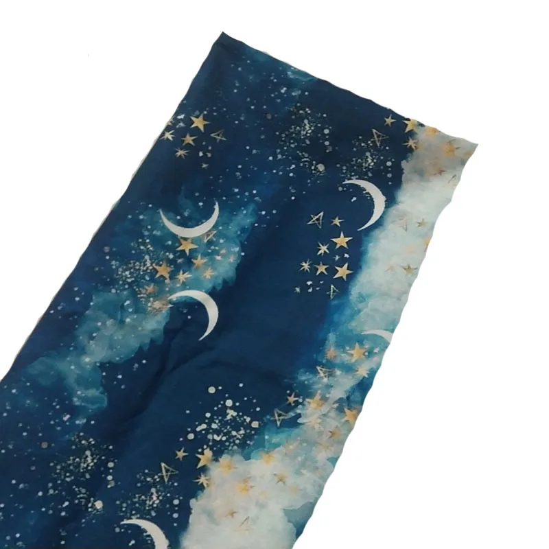 Cotton Fabric Galaxy Night Sky Sewing Cloth