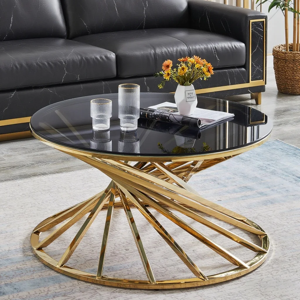 Gold Coffee Table