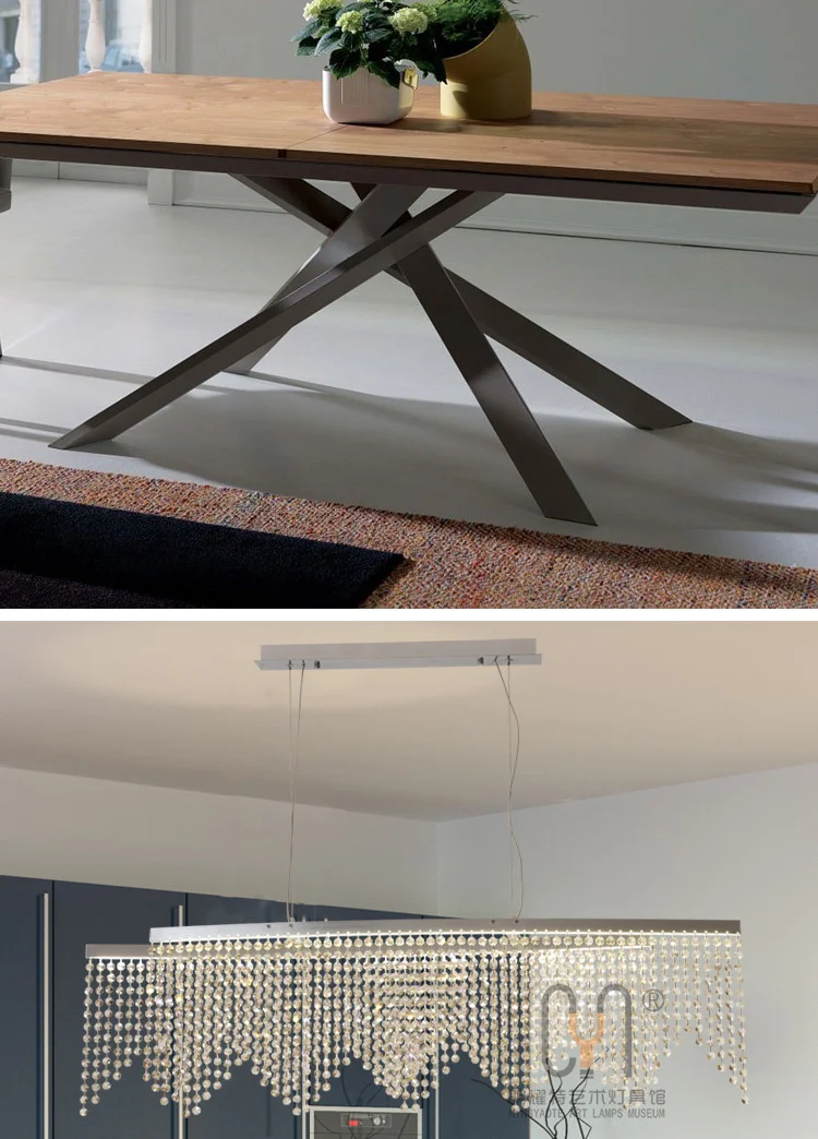 Lâmpada do Vintage Led de Cristal Nordic Ferro Escandinavo Deco Maison Led Luz Lustre Suspensão Cozinha Lustres Teto 5 Computers & Electronics