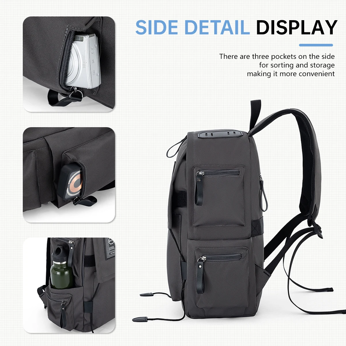Backpack Women's Outdoor Hiking and Mountaineering Backpack 2024 New Computer Bag Mountain Climbing Travel Commuting Men's School Bag