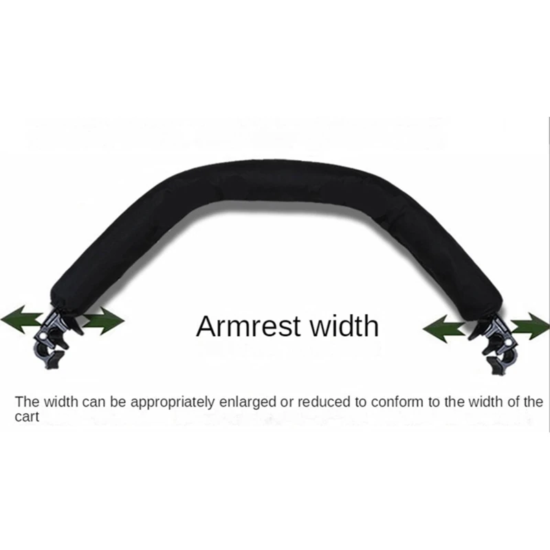 Front Armrest Stroller Armrest Universal Handlebars Baby Pushchair Accessories W3JF