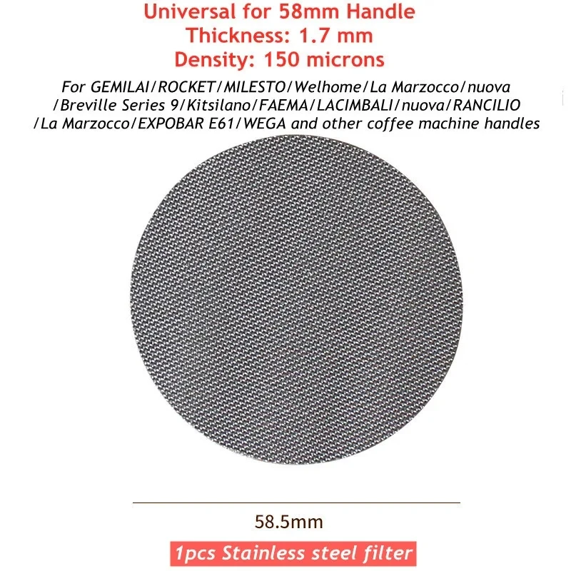Enhanced Stainless Steel Coffee Puck Screen