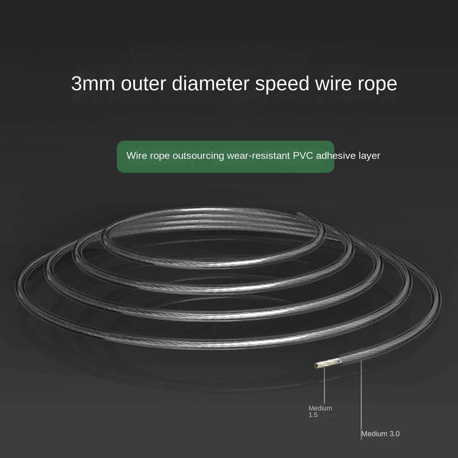 Racing Fitness Jump Rope, Adult Exercise Aerobic Exercise, Adjustable Wire Rope Wear Resistant, Self-locking Double Bearing 5