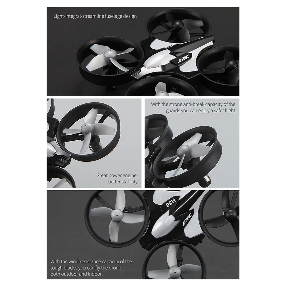 LED 조명이 장착 된 미니 휴대용 쿼드 콥터 고도 헤드리스 모드 유지 비행 장난감 하나의 키 착륙 쿼드 콥터 이륙