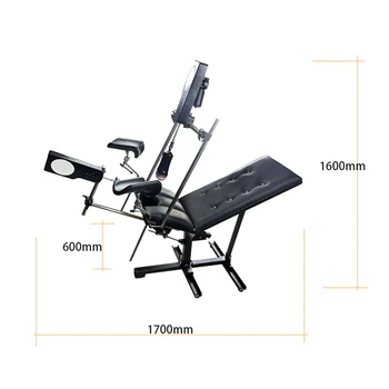 New Sex Machine Chair SM Sex Furniture Aid Stool Position Prop Erotic Toys for Couples Adult Games Paly with 2*120W Sex Machine 4