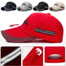 

1pcs Summer Long-brimmed Sun Hat Fishing Reflective Striped Hat Wind-proof Printed Hat Neutral Breathable Outdoor Shading Cap