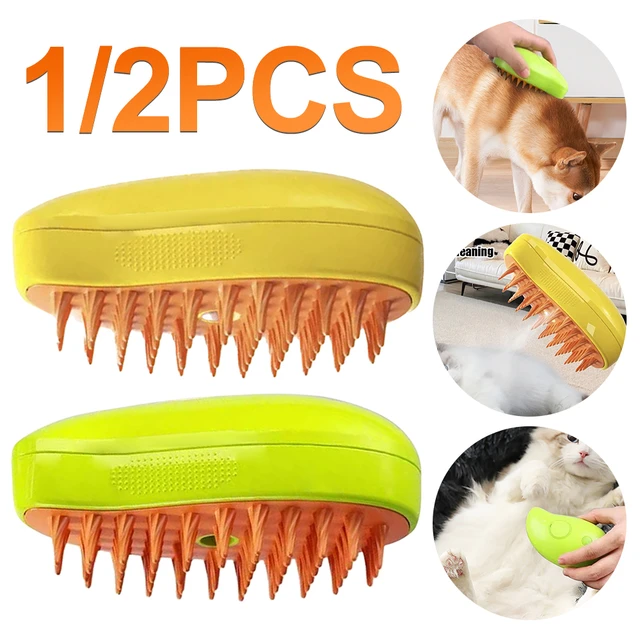 Spazzola a vapore per gatti 3 In 1 spazzola elettrica per gatti Spray  Anti-Flying Steamy Cat Dog pettine per massaggio per animali domestici  ricarica USB per capelli sciolti aggrovigliati - AliExpress