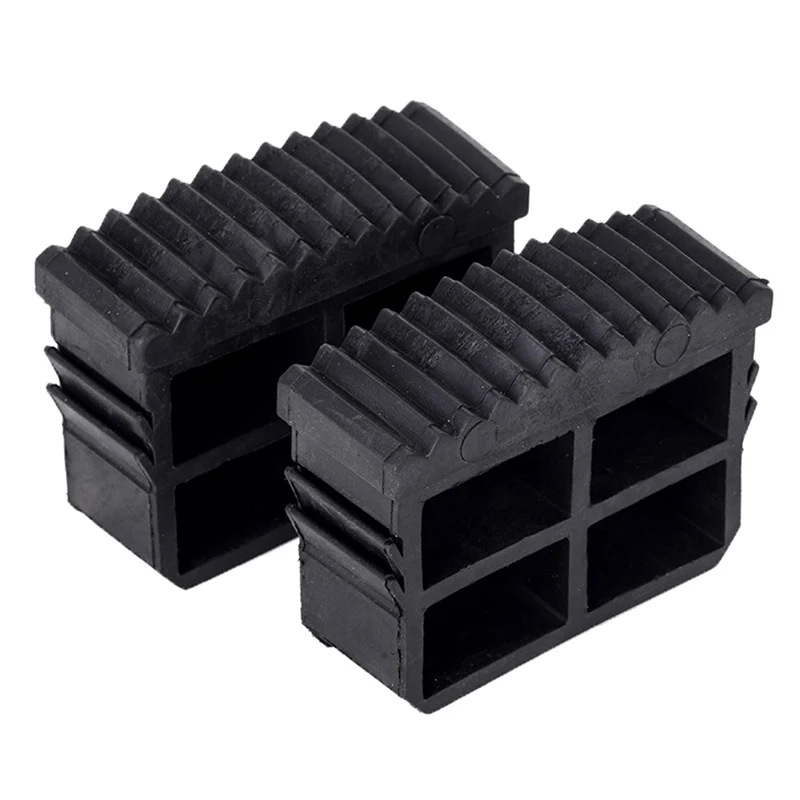 1pcs 검정색 고무 스텝 사다리 발 미끄럼 방지 접이식 스텝 사다리 발 패드 사다리 발 그립 커버 보호대 교체 도구