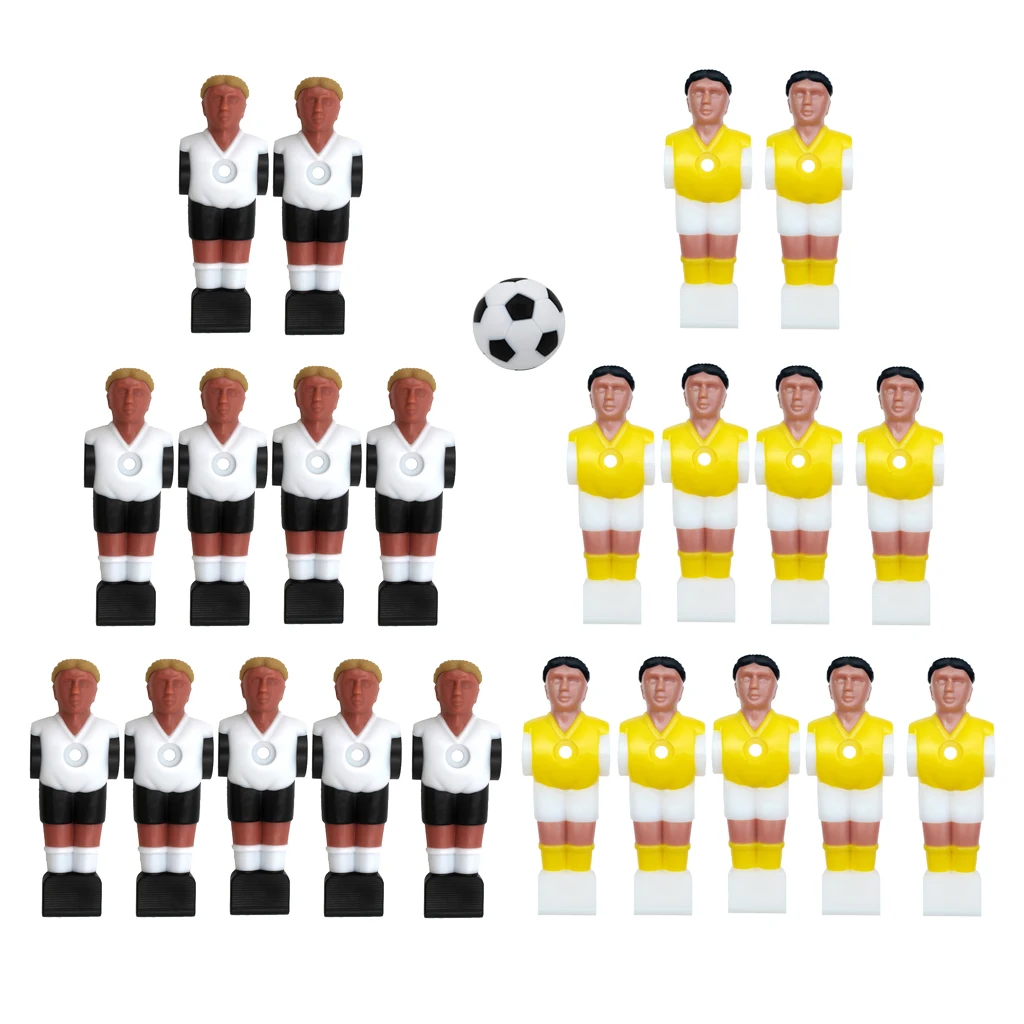 Foosball Men 22 Pieces Table Top Football Players Entertainment