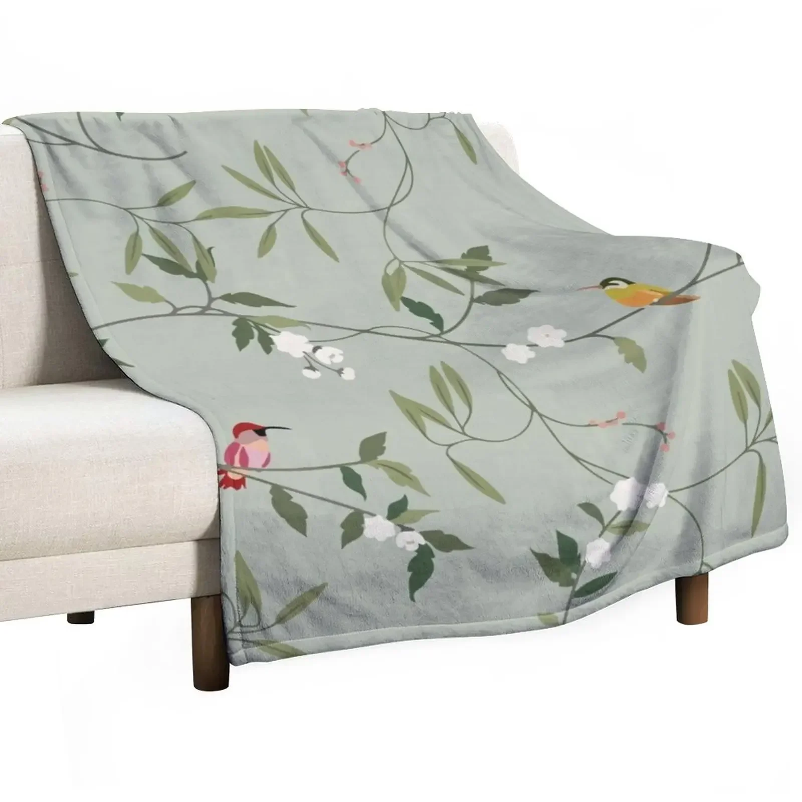 

Hummingbirds Throw Blanket Hairy christmas gifts Bed linens Blankets