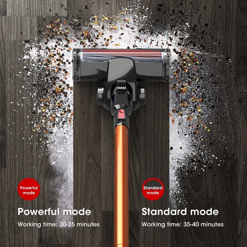 Wireless Handheld Vacuum Cleaner 10Kpa Rechargeable LED Electric Vacuum Cleaner with 2200mAh Battery for Pet Household Cleaning