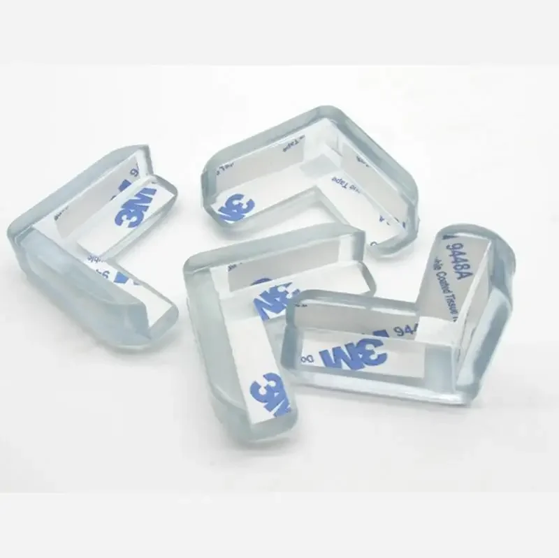 4pcs/lot Anti-collision Glass Table Protection Clear Rubber Furniture Table Desk Corner Edge Cushion Guard Protector Baby Cover