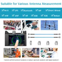 NanoVNA SAA-2N VNA Antenna Analyzer Metal Case 4-inch Display 50KHz -3GHz Vector Network Analyzer, HF VHF UHF Nano VNA 2