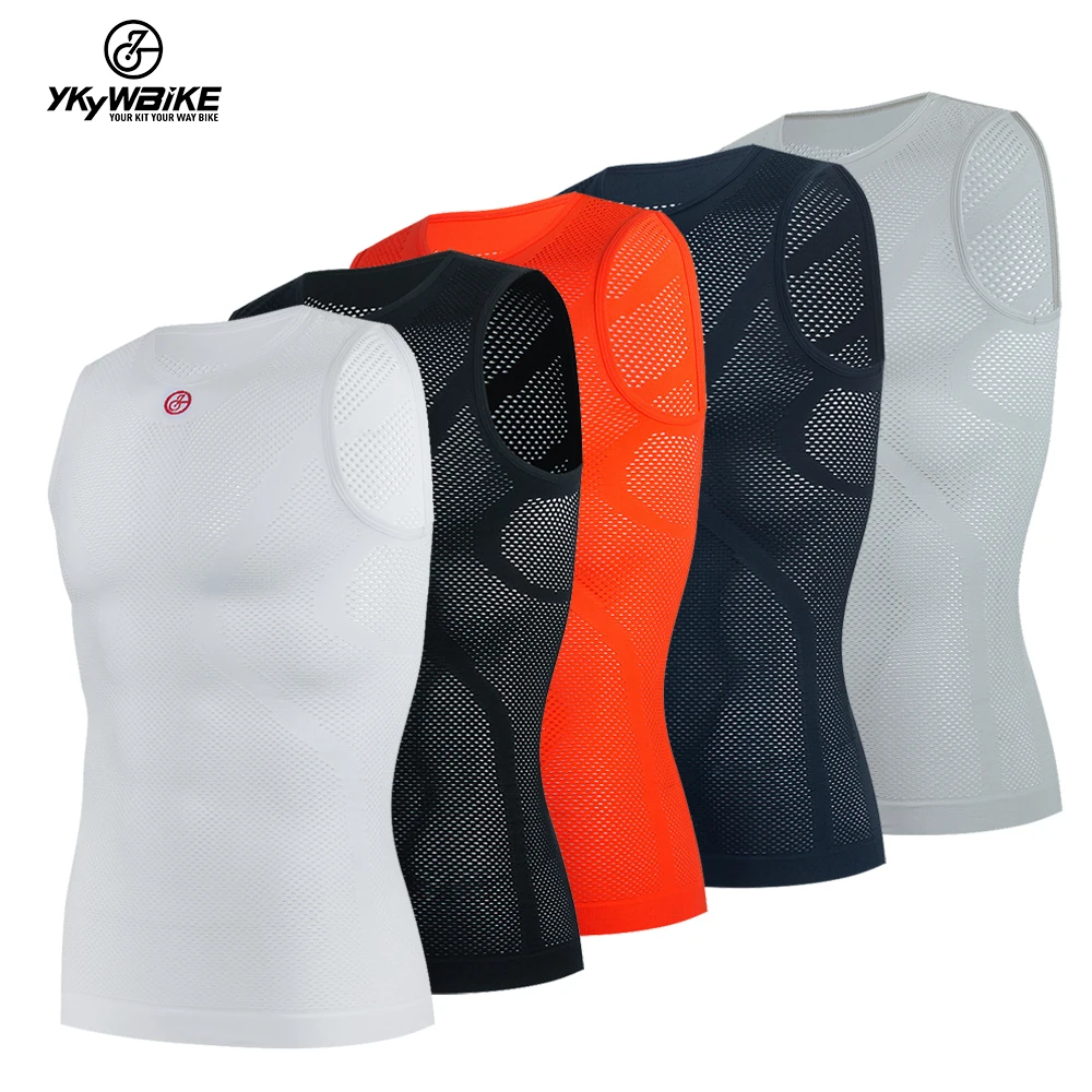 Cycling Vest High Elastic Cycling Base Layer Jersey MTB Road Bike Bicycle Vest Running Sport Underwear 5 Color