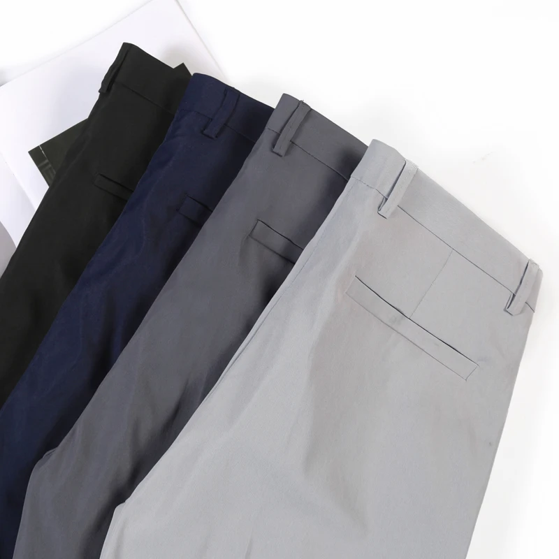 New Men's Five-point Suit Shorts Men's Slim Stretch Casual Short Pants