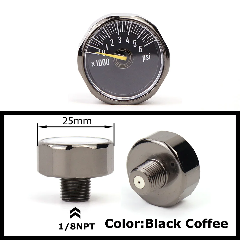 Compressed Air Pressure Gauge Air Mini Micro Pressure Gauge