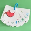 100 Cards Children Learning Chinese Characters Pictogram Literacy Card  Pinyin Flashcards Enlightenment Education Toys for Kid 6