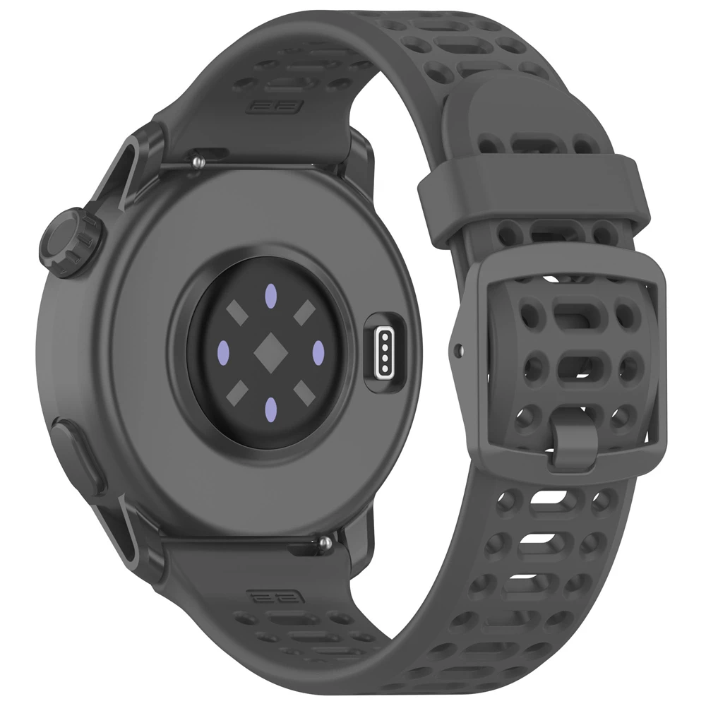 Premium 22mm Silicone Sport Watch Strap - Enhanced Comfort & Durability