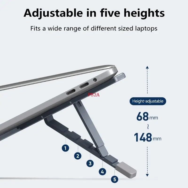 P82A Portables Heat Dissipation Adjustable Laptops Stand Holder for Laptops ＆ Tablets
