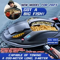 HONGXUNJIE HJ817 GPS Fishing Tool Smart Cruise Control RC Bait Boat Dual Motor Low Noise 3.5KG Loading 500M With Night Lights 1