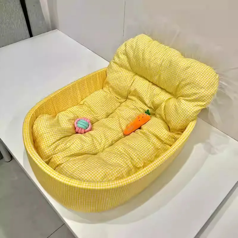 Macaron Dog Bed Pet Nests Dog Nests Four Seasons Universal Winter Cat Deep Sleep Pet Supplies pet bed
