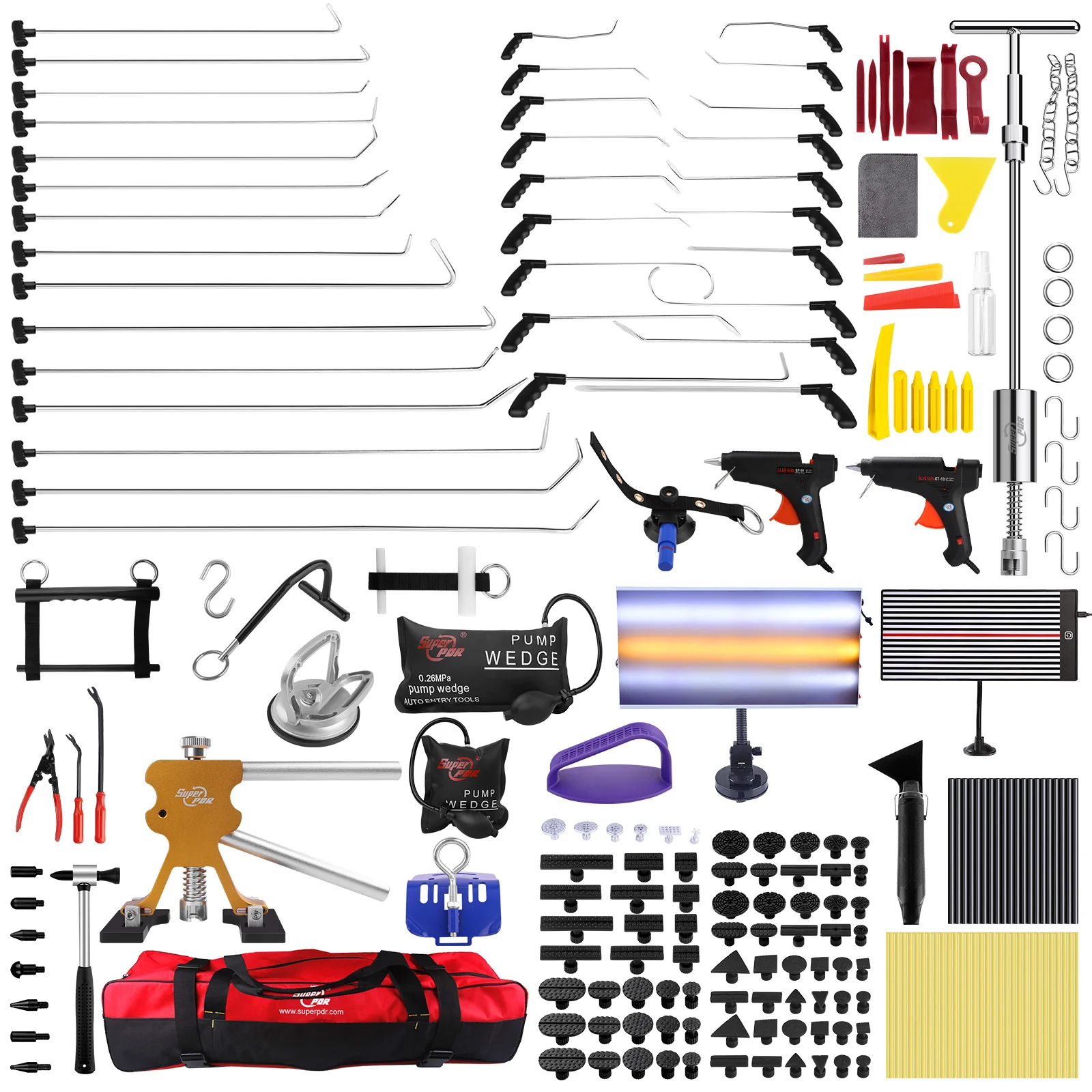 Pdr Tools Kit Dent Puller Slide Hammer  Paintless Dent Repair Tool Set -  Universal - Aliexpress