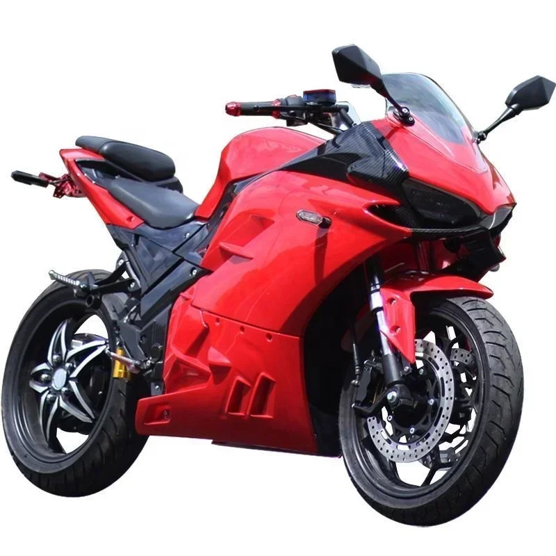 Two-wheeled electric motorcycle high-speed adult electric bicycle 5000W/8000W/10000W120AH long-distance motorcycle